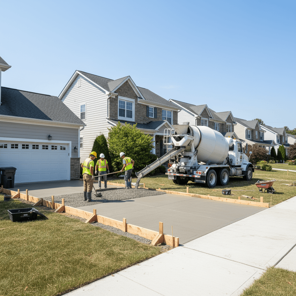 concrete driveway paterson nj
