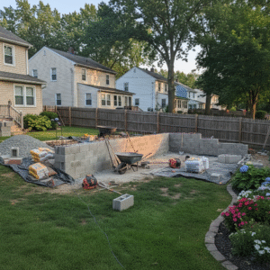 concrete retaining wall paterson nj