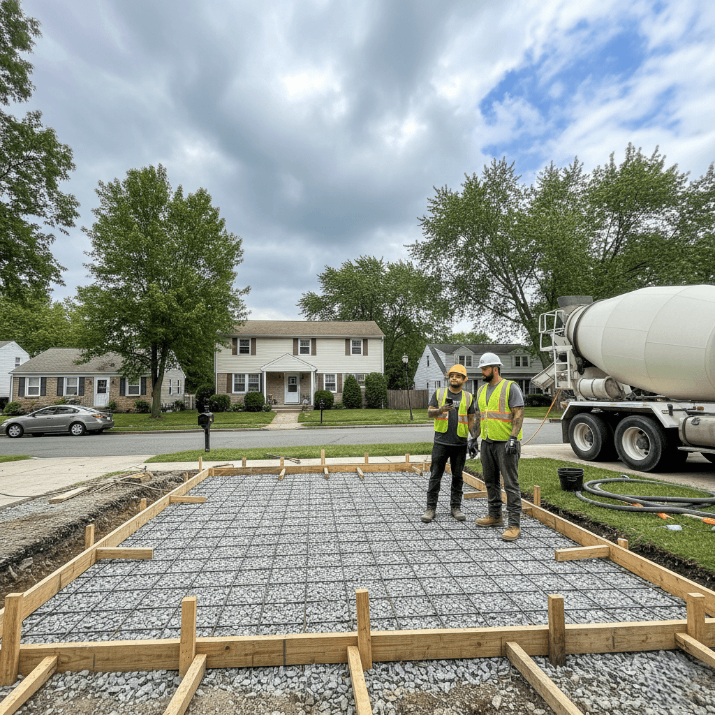pouring concrete paterson nj