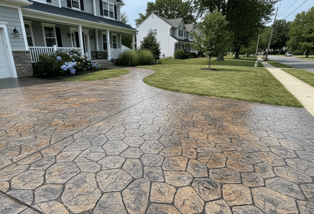 Stamped Concrete stamped concrete paterson nj